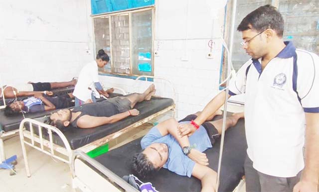 सिपाही बहाली दौड़ में 28 अभ्यर्थी हुए बेहोश