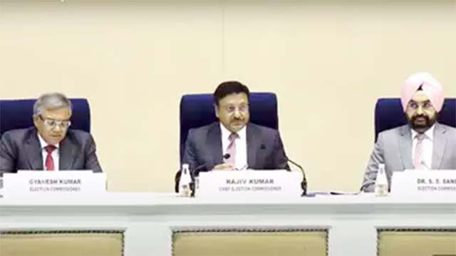 जम्मू-कश्मीर में तीन और हरियाणा में एक चरण में मतदान, 4 अक्टूबर को नतीजे