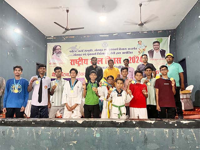 राष्ट्रीय खेल दिवस पर विभिन्न खेल का आयोजन किया गया