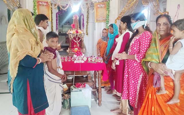 सालकुंडा में महावीर जन्म कल्याणक धूमधाम से मनाया गया