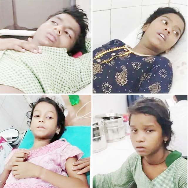 शिक्षक दिवस के दौरान केक और चनाचुर खाने से आधा दर्जन बच्चे हुए बीमार