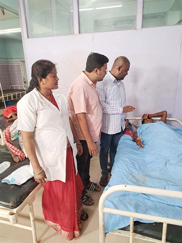 समाजसेवी की पहल पर आदिवासी महिला का इलाज हुआ मुफ्त