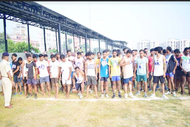 चौकीदार बहाली के तहत दूसरे दिन की शारीरिक दक्षता परीक्षा में 301 अभ्यर्थी हुए उत्तीर्ण