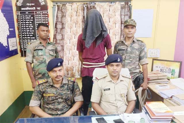 हत्या आरोपित को गिरफ्तार कर भेजा गया जेल