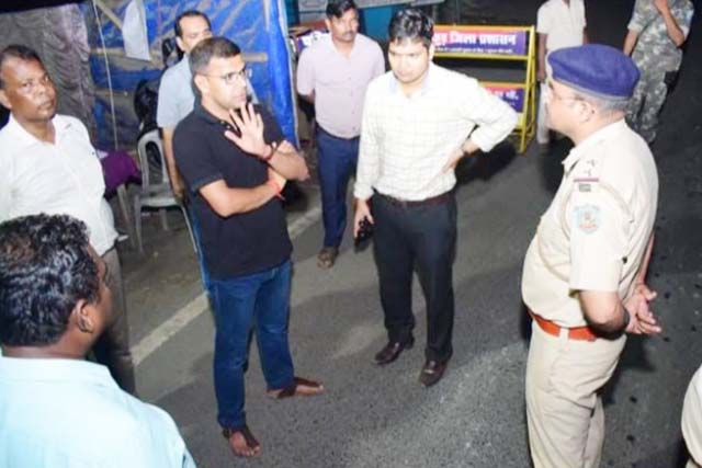 पाकुड़ चांदपुर में अंतरराज्यीय चेक पोस्ट बनाया गया