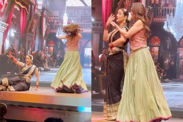 ‘आमी जे तोमार’ पर डांस करते वक्त स्टेज पर गिर पड़ीं विद्या बालन