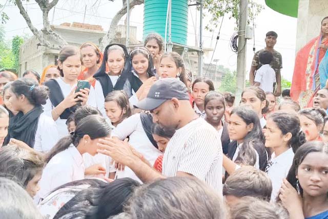 महागामा विधानसभा क्षेत्र में जेबीकेएसएस के जयराम महतो का आगमन हुआ