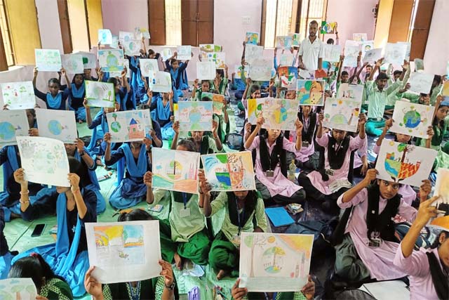 इस्कॉन मंदिर कन्हैया स्थान में विश्व वन्यजीव सप्ताह मनाया गया, चित्रकला प्रतियोगिता आयोजित