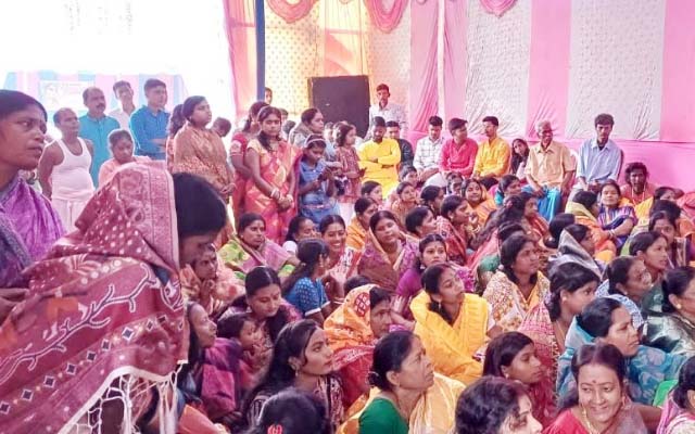 नाला में हर्षोल्लास के साथ शांतिपूर्वक संपन्न हुई दुर्गा पूजनोत्सव