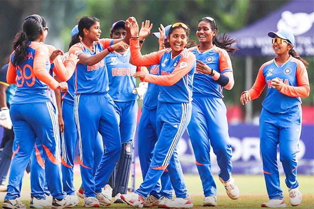 भारतीय टीम अंडर-19 टी20 महिला विश्व कप के फाइनल में पहुंची