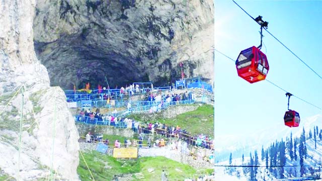 उमर सरकार बनाएगी अमरनाथ धाम तक रोपवे, आसानी से होंगे बाबा के दर्शन
