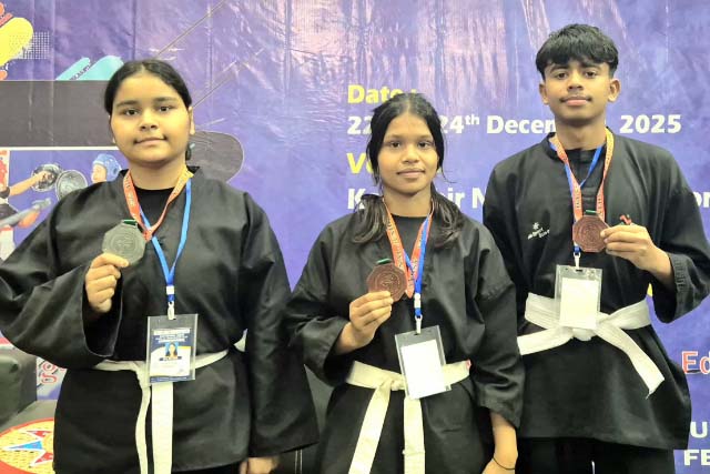 राष्ट्रीय जूनियर थांग-ता चैंपियनशिप में झारखंड को तीन पदक