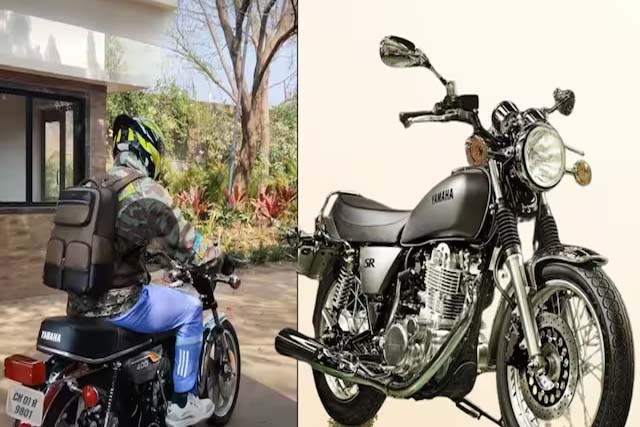 धोनी ऐसी बाइक चलाते दिखे जो भारत में लांच ही नहीं हुई थी