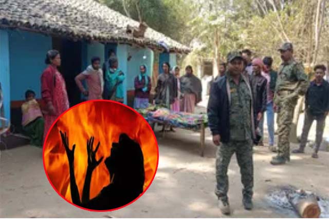 डायन बताकर मां और नवजात को जिंदा जलाया