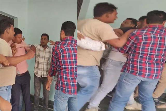 दुमका भवन निर्माण विभाग में टेंडर पर ‘तांडव’ : जमकर चले लात-घूंसे, भ्रष्टाचार के आरोपों से दहला दफ्तर