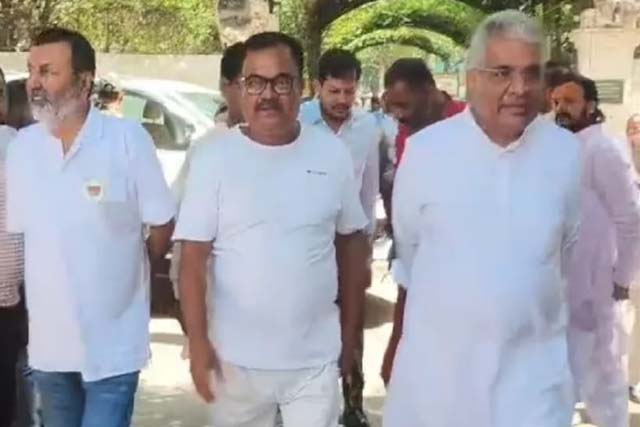 बंगाल चुनाव की हलचल के बीच देवघर पहुंचे भूपेंद्र यादव