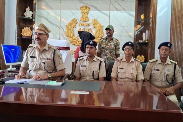 पेयजल विभाग कार्यालय चोरी कांड का खुलासा, कॉपर केबल के साथ आरोपी गिरफ्तार