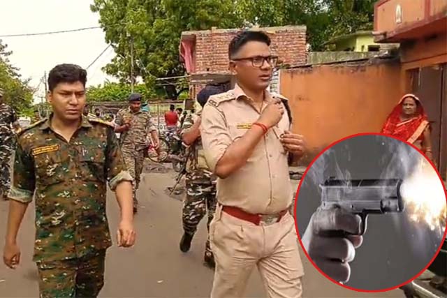 फायरिंग में युवक काे लगी गाेली, जांच में जुटी पुलिस