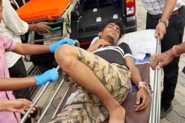 संघ कार्यालय पर पेट्रोल बम हमले का आरोपित मांडर में मुठभेड़ के बाद घायल, ISI संलिप्तता के आरोप की जांच जारी