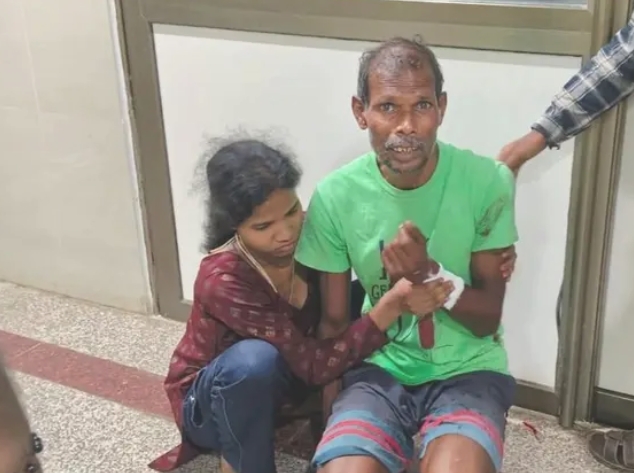 एमजीएम अस्पताल की चौथी मंजिल से कूदने की कोशिश