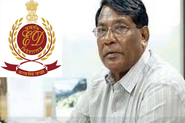 शराब घोटाला मामले में पूर्व मंत्री रामेश्वर उरांव से ED की पूछताछ जारी