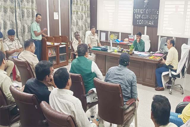 देवघर : श्रावणी मेला में यातायात व्यवस्था होगी चाक-चौबंद, रूटलाइन और नो-एंट्री पर बनी रणनीति