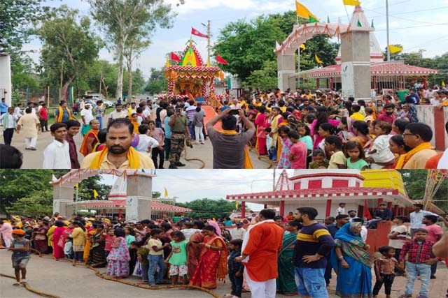 गोड्डा महागामा में श्रद्धा और उत्साह के साथ निकली भगवान जगन्नाथ की भव्य रथयात्रा
