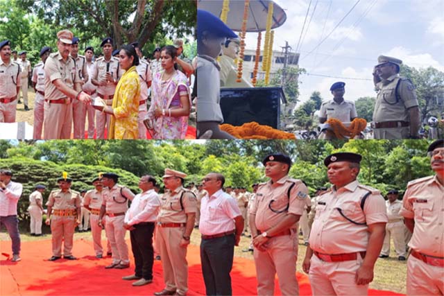 पाकुड़ में शहीद एसपी अमरजीत बलिहार समेत पांच जवानों को श्रद्धांजलि, 13वीं पुण्यतिथि पर नम हुईं आंखें