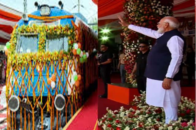 PM मोदी ने देश की पहली हाइड्रोजन ट्रेन को हरी झंडी दिखाकर किया रवाना