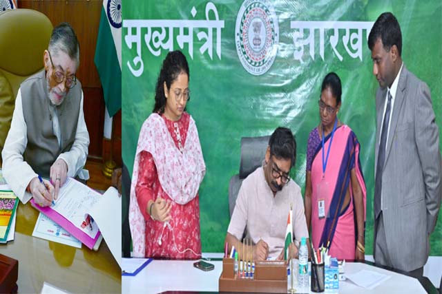 राज्यपाल और मुख्यमंत्री ने स्वयं भरा एसआईआर प्रपत्र