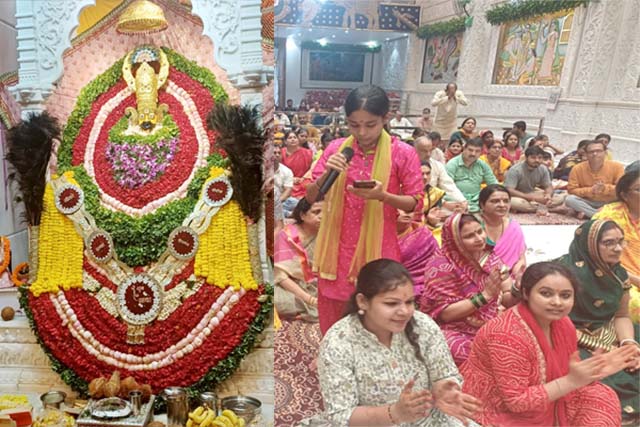 पुत्रदा एकादशी पर रामगढ़ में बाबा श्याम का हुआ आलौकिक श्रृंगार