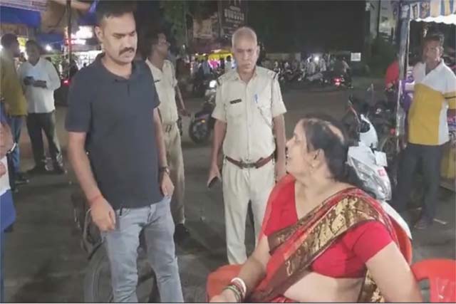 महिला से सोने की चेन की छिनतई