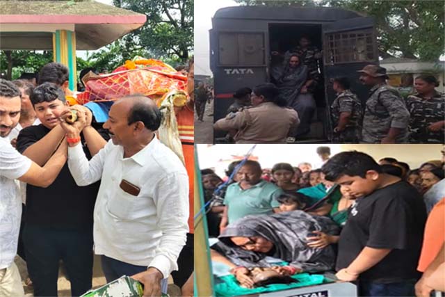गैंगस्टर सुजीत सिन्हा का अंतिम संस्कार, पैरोल पर छूटी पत्नी रिया की मौजूदगी में बेटे अक्षत ने दी मुखाग्नि