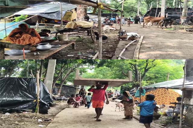 भागलपुर में गंगा का रौद्र रूप: आशियाने बहे, अब दाने-दाने को तरस रहे बाढ़ पीड़ित
