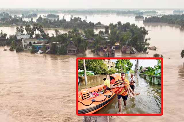 यूपी में दो दिनों से हो रही मूसलाधार बारिश और तेज आंधी से 29 की मौत, बिहार में करीब 6,000 गांव टापू में तब्दील