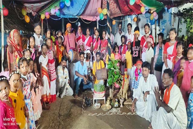 पतरापाड़ा में श्रद्धा और उल्लास के साथ मनी करम पूजा, बहनों ने भाइयों की लंबी उम्र और सुख-समृद्धि की कामना की