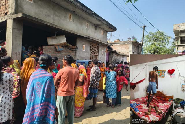 साहिबगंज में पति ने पत्नी की गला रेत कर खुद लगा ली फांसी, दोनों की मौत