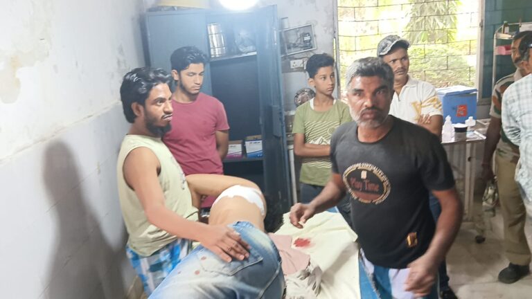 राजमहल में जमीन विवाद को लेकर युवक पर किया चाकू से वार, युवक घायल, रेफर
