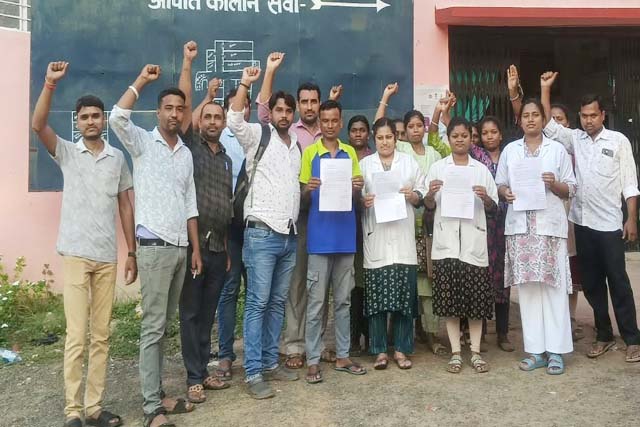 त्योहारों के मौसम में ‘भूखे पेट’ काम करने को मजबूर स्वास्थ्यकर्मी : 8 से 12 महीने से नहीं मिला वेतन